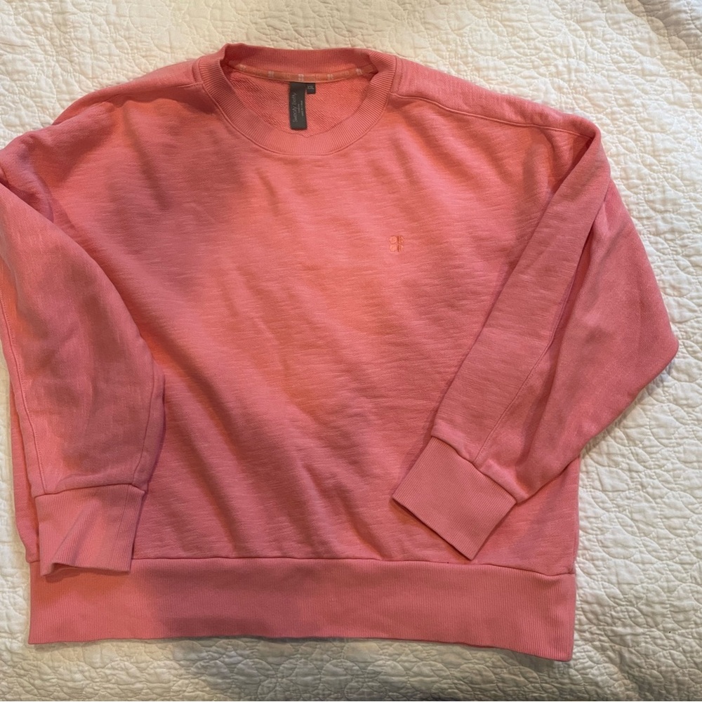 Sweaty Betty Essentials Sweatshirt Calypso Pink Size XXL EUC